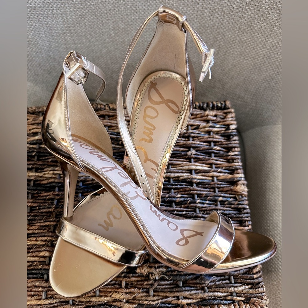 Women’s Size 7 Sam Edelman Rose Gold High Heels